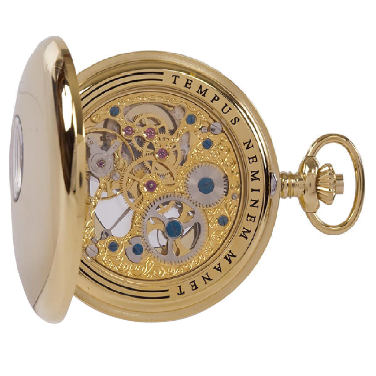 Mechanical Half Hunter Pocket Watch 53mm - Gold
