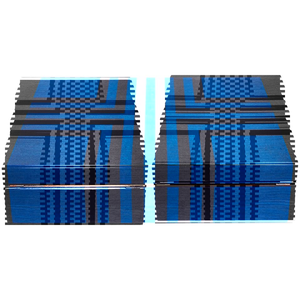 Labyrinth Ten Watch Box - Blue