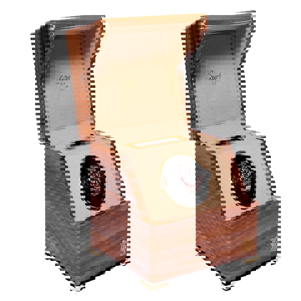 Perpetua III Single Watch Winder - Walnut