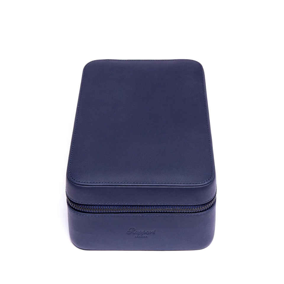 Hyde Park Four Watch Zip Case - Navy