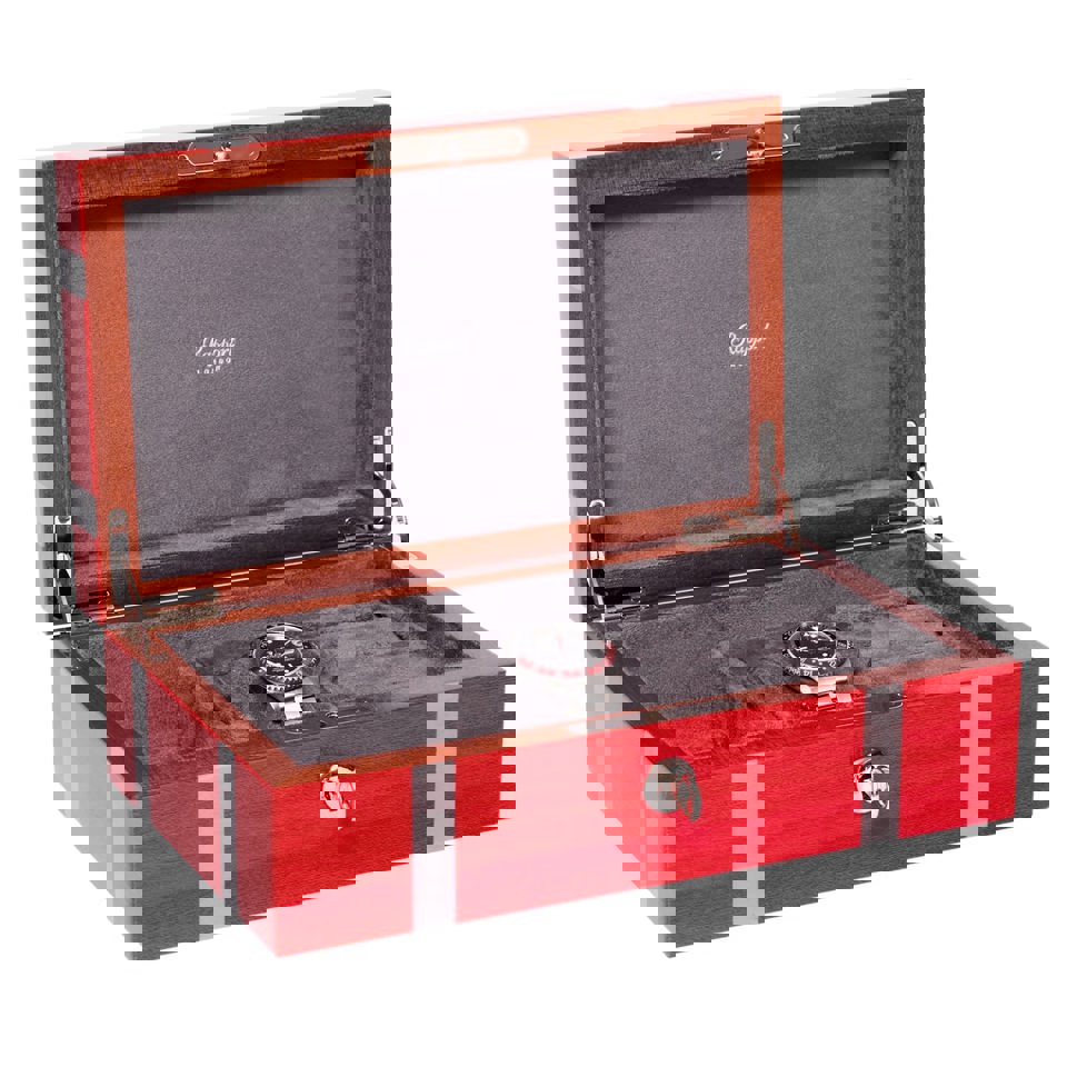 Carnaby Watch and Jewellery Box - Red