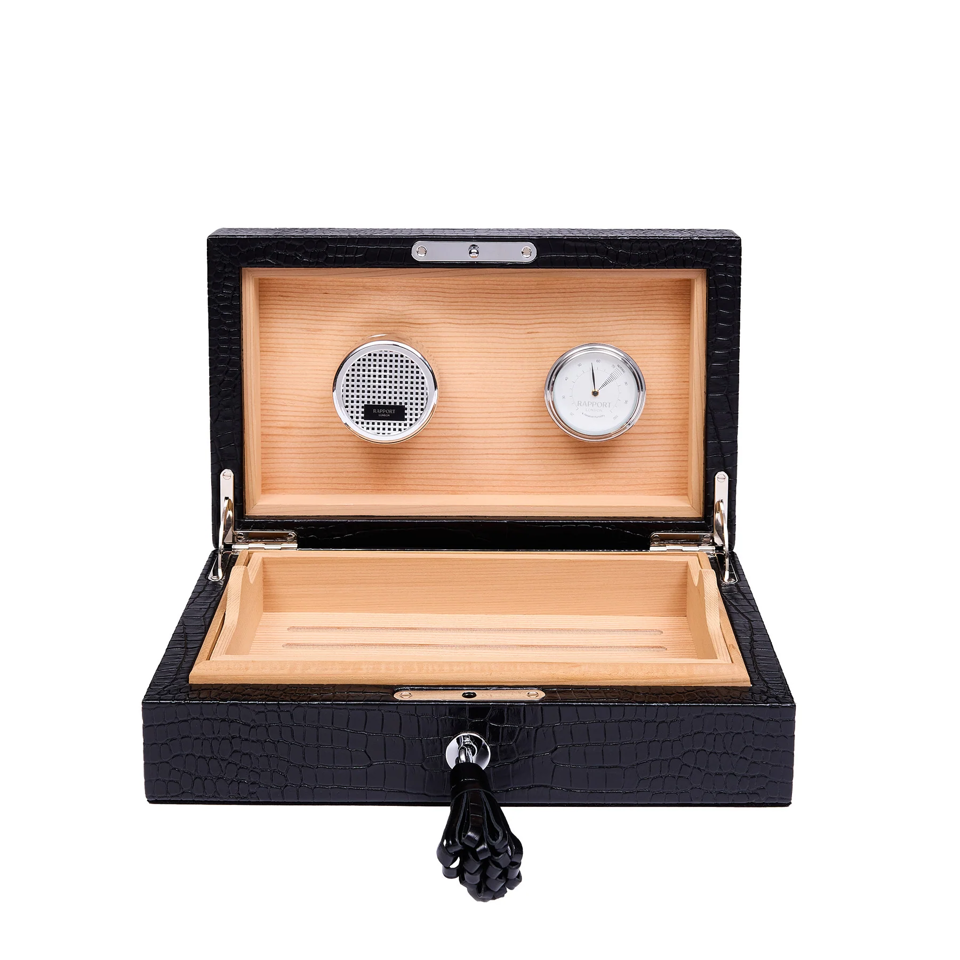 Brompton Small Humidor - Black