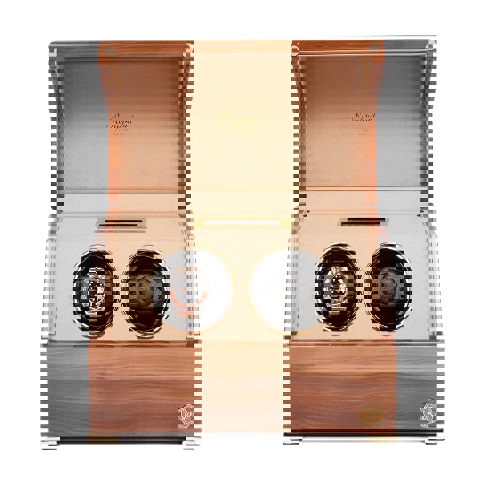 Perpetua III Duo Watch Winder - Walnut