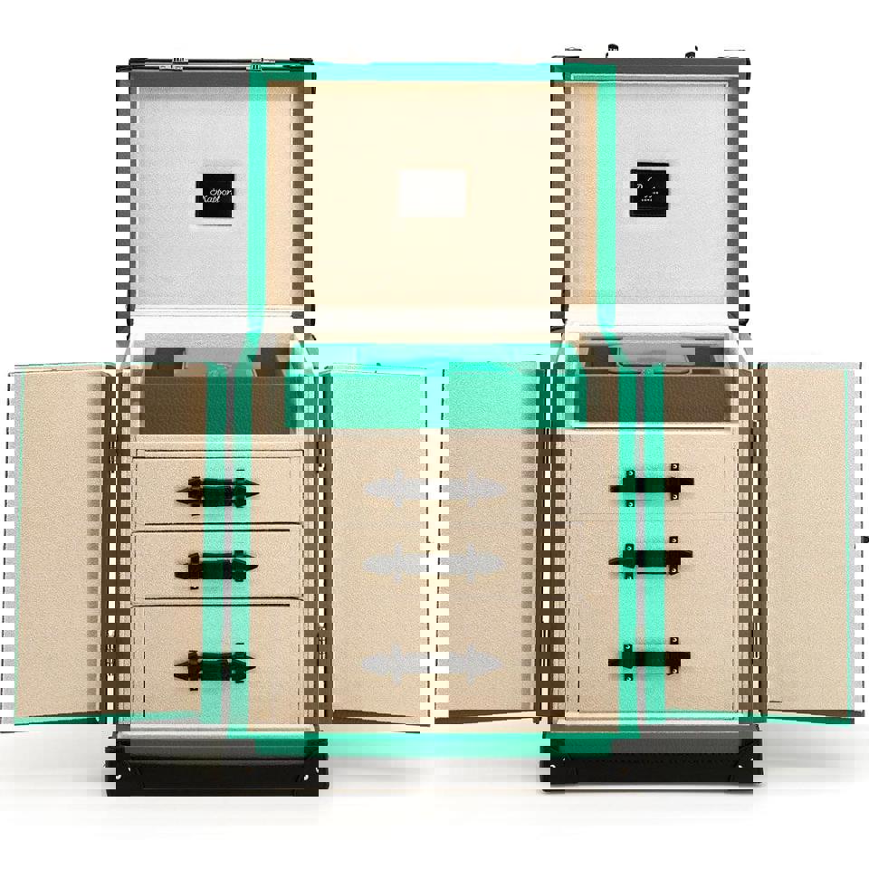 Deluxe Jewellery Trunk - Green