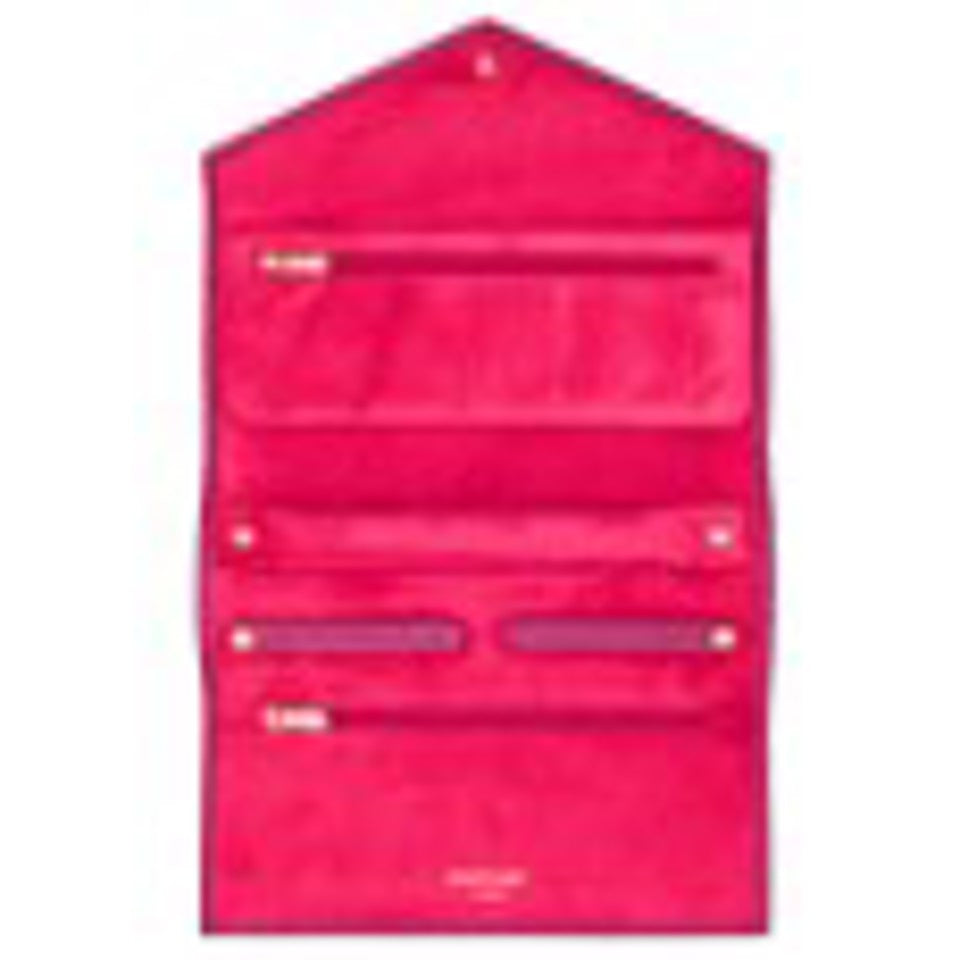 Charlotte Jewellery Roll - Pink
