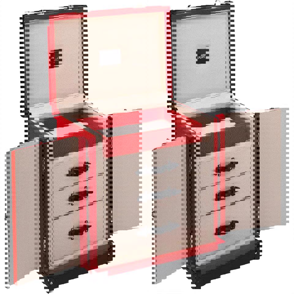 Deluxe Jewellery Trunk - Red