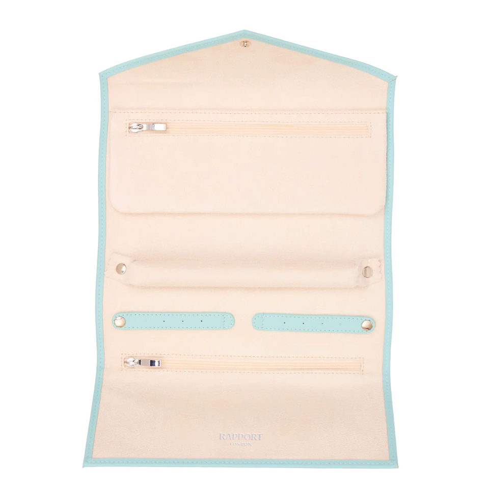 Victoria Jewellery Roll - Turquoise