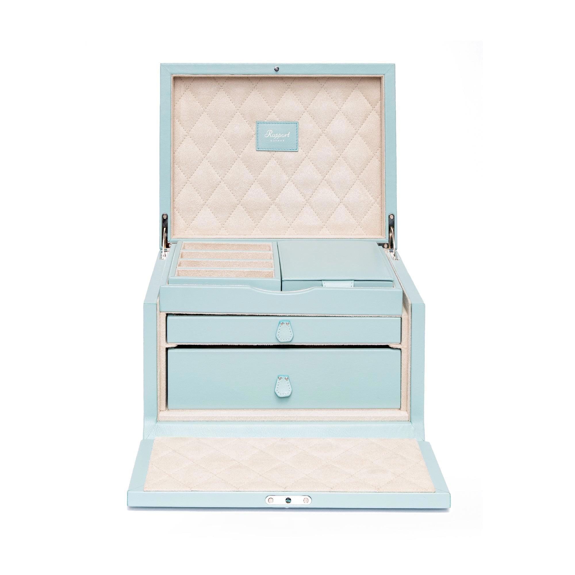 Victoria Large Jewellery Box - Turquoise