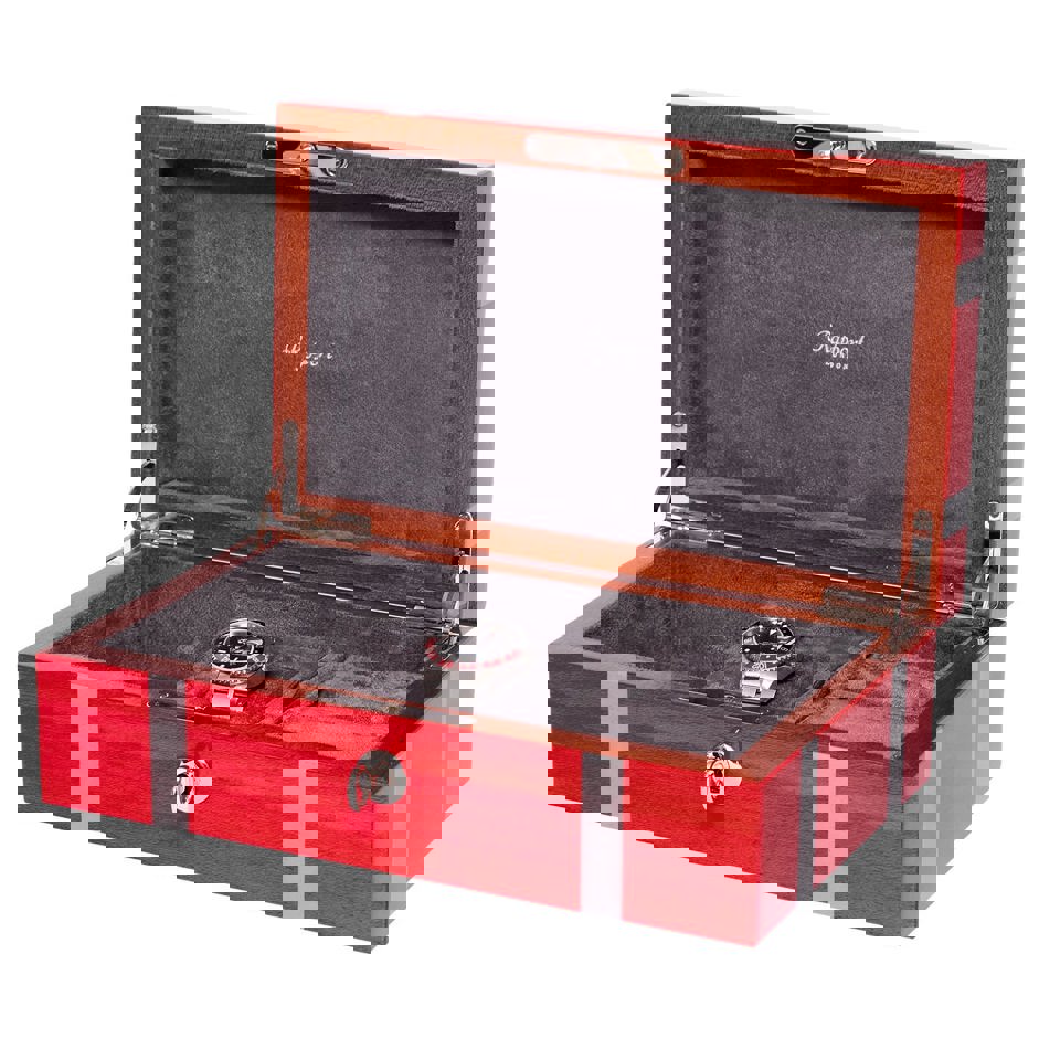 Carnaby Watch and Jewellery Box - Red