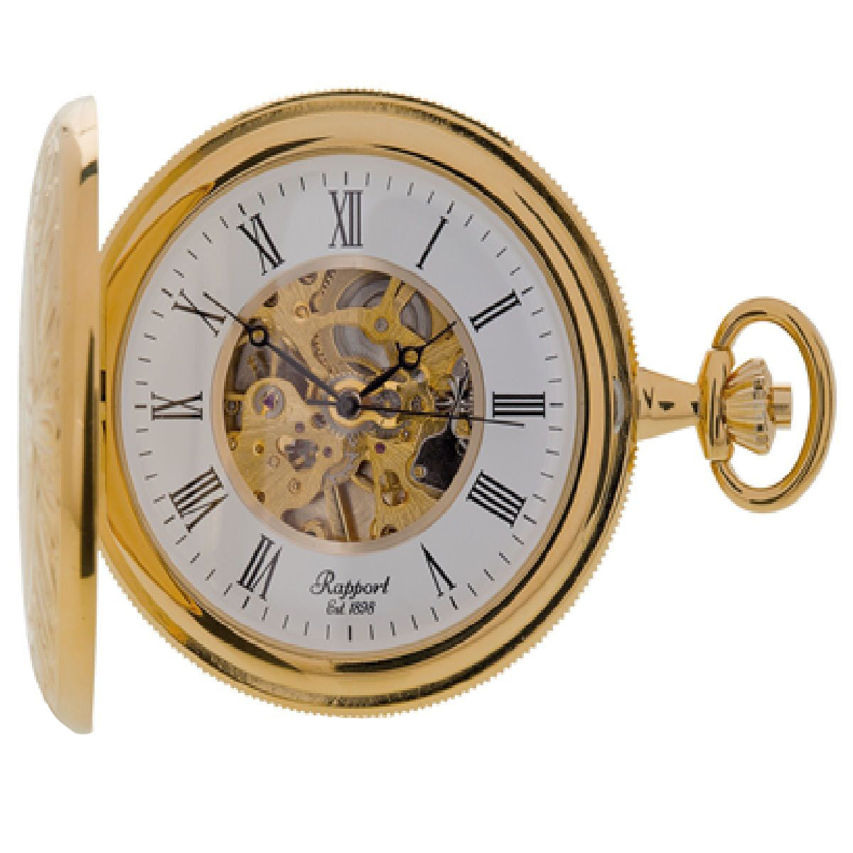 Rapport--Full Hunter Pocket Watch 50mm-Gold