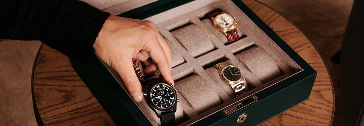 Watch With Box Watch Boxes & Cases | Premium 2, 4, 5, 8 & 10 Piece Watch Boxes & Roll ...