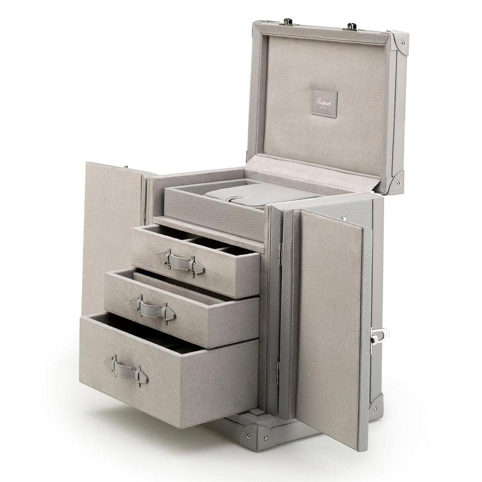 Deluxe Jewellery Trunk - Grey