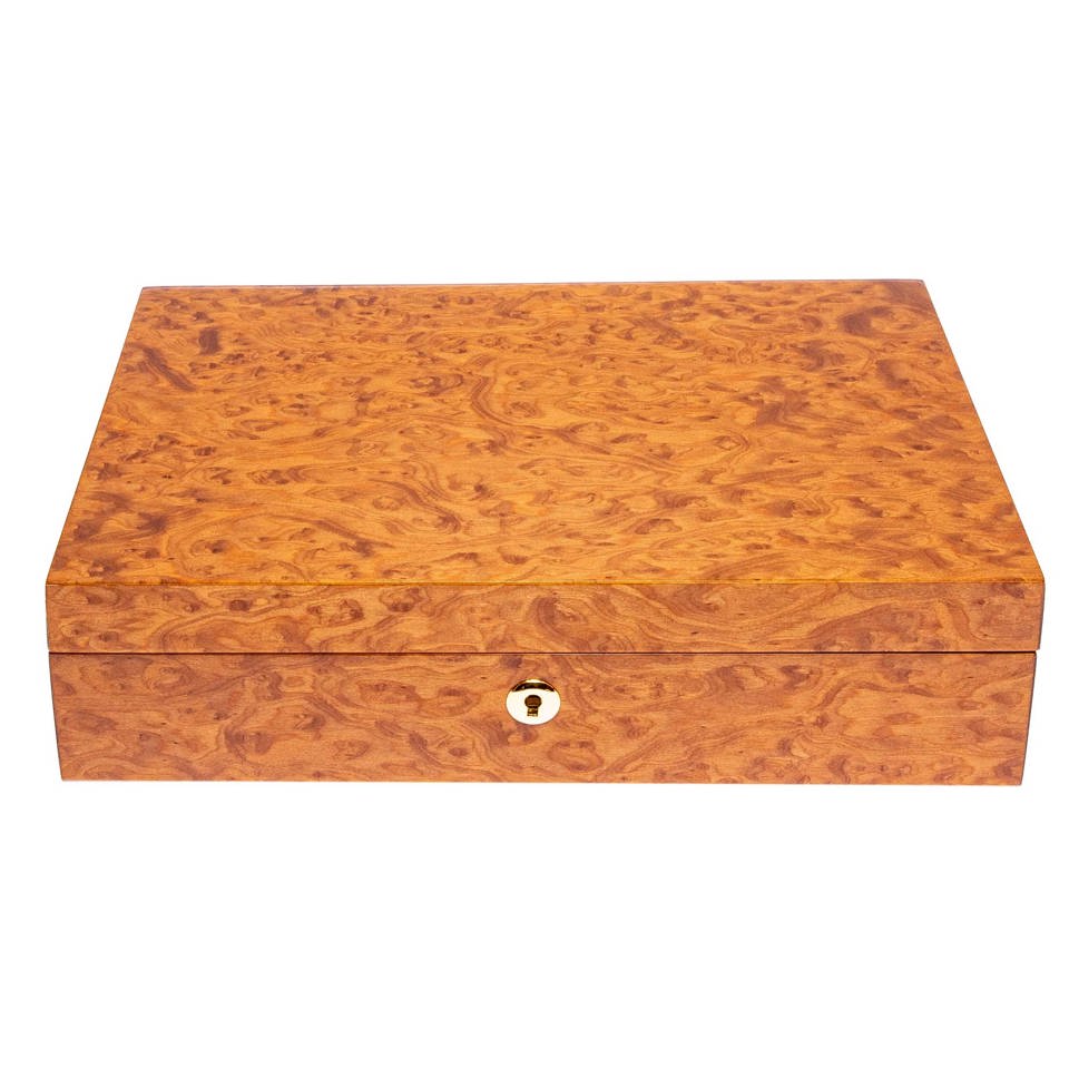 Heritage Ten Watch Box - Burr Walnut