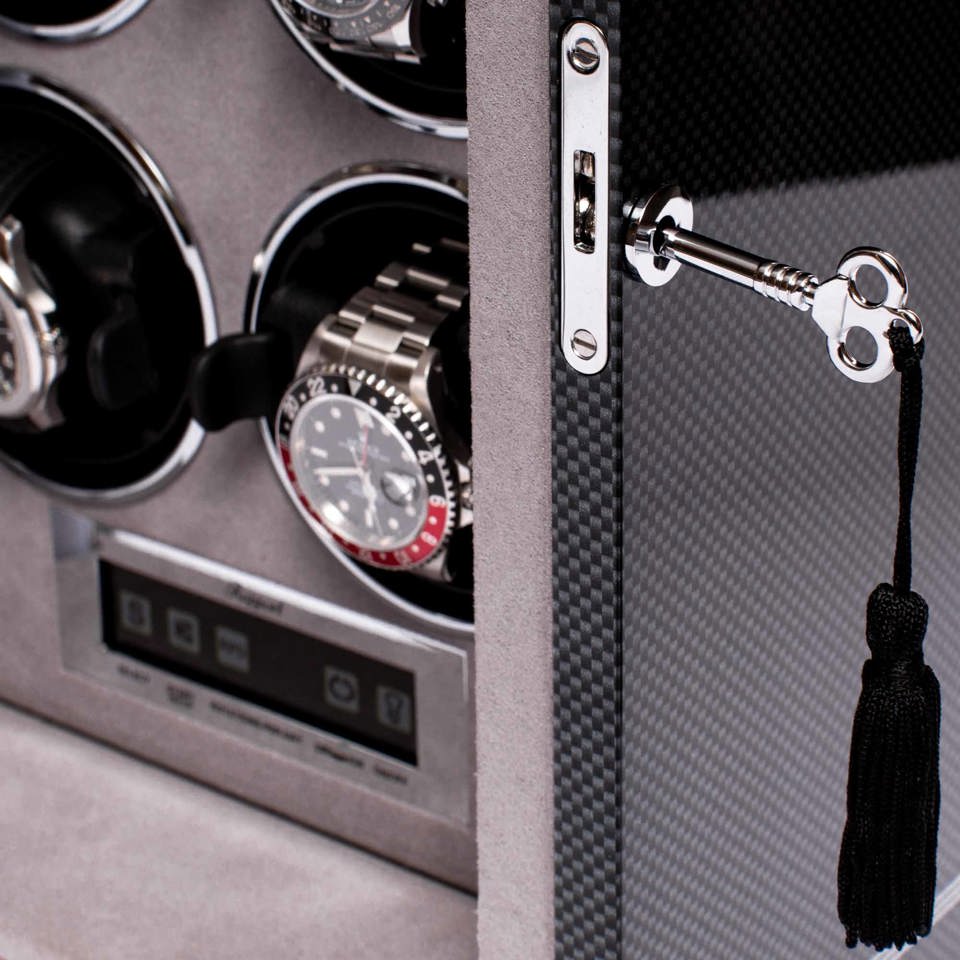 Formula Six Watch Winder - Carbon Fibre