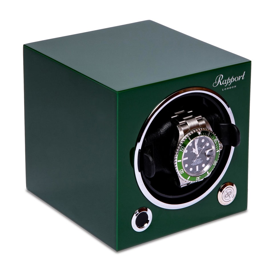 Evo Single Watch Winder - Racing Green