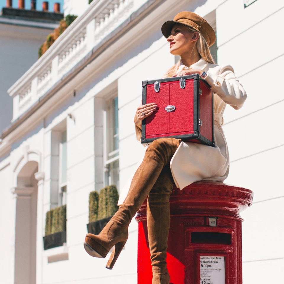 Deluxe Jewellery Trunk - Red