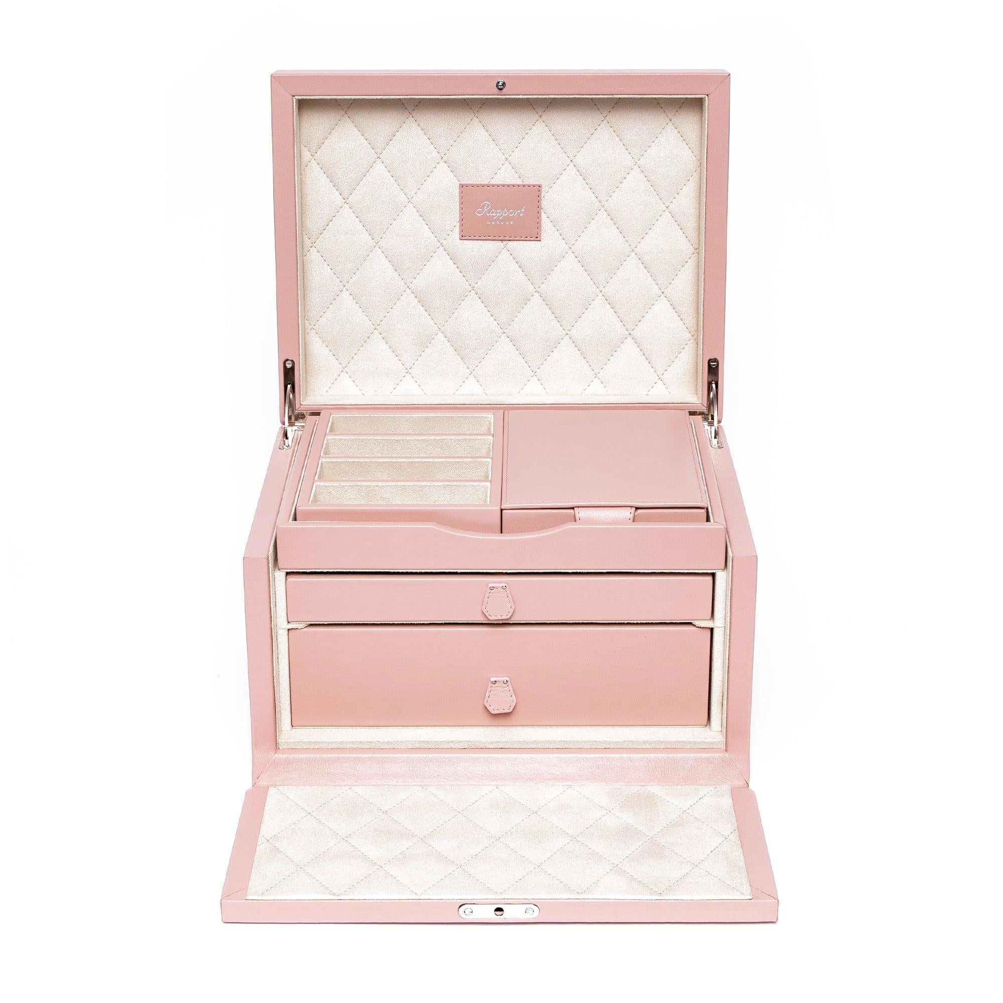 Victoria Large Jewellery Box - Pink