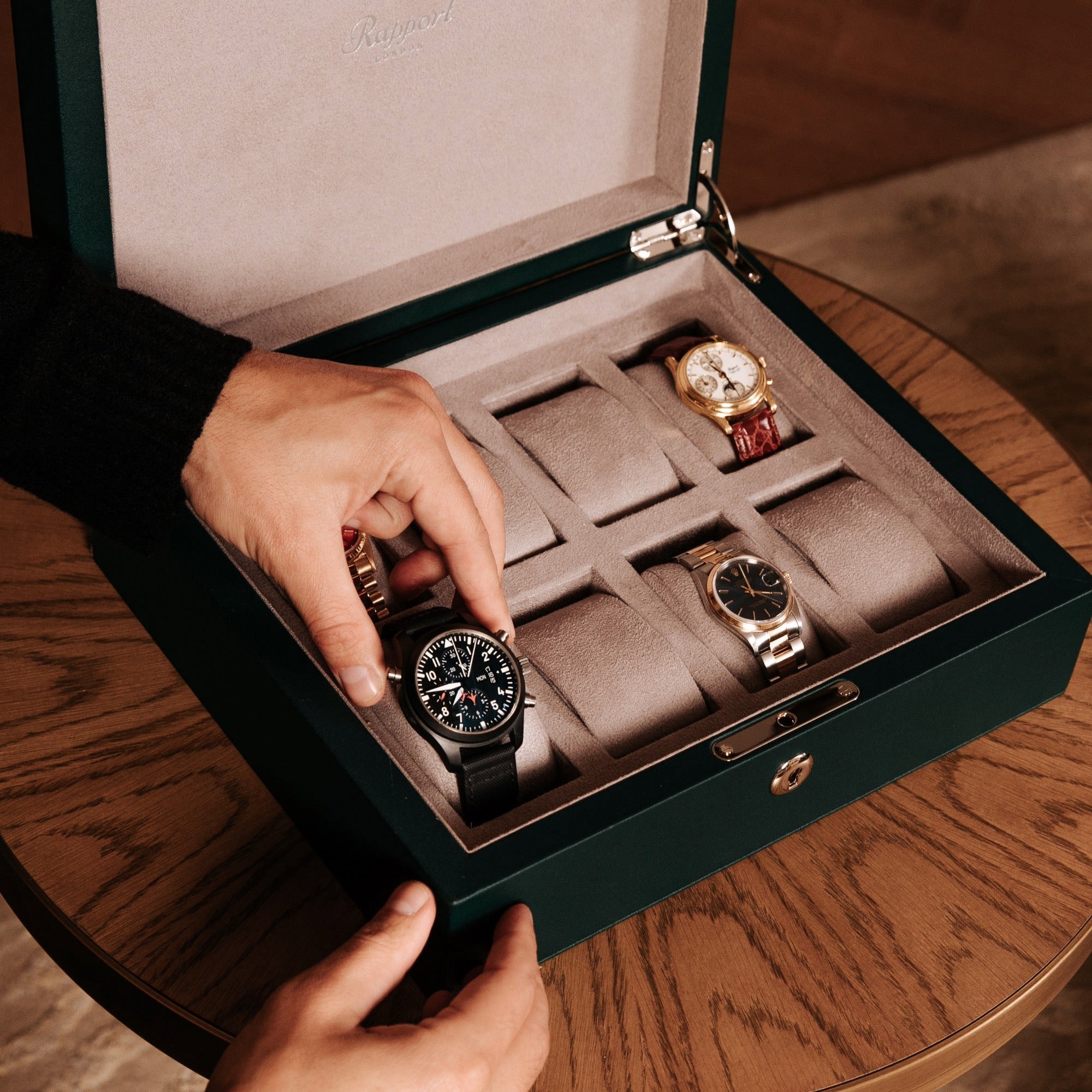 Vantage Eight Watch Box - Green – Rapport London