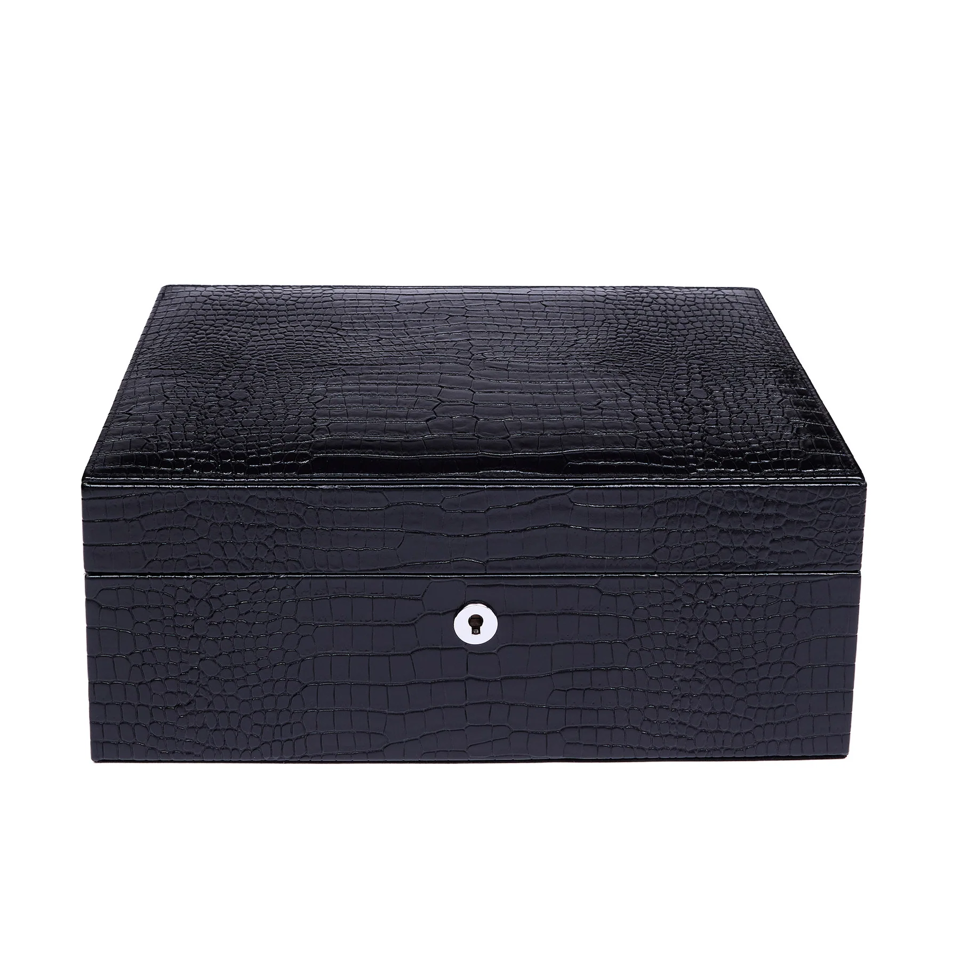 Brompton Large Humidor - Black