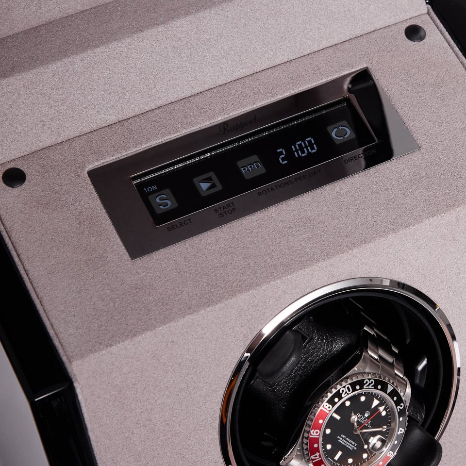 Perpetua III Single Watch Winder - Black