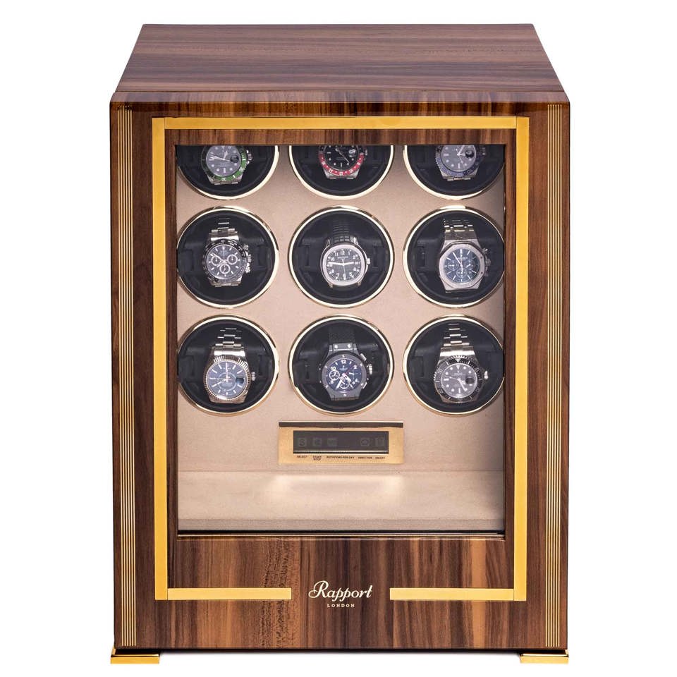 Paramount Nine Watch Winder - Walnut