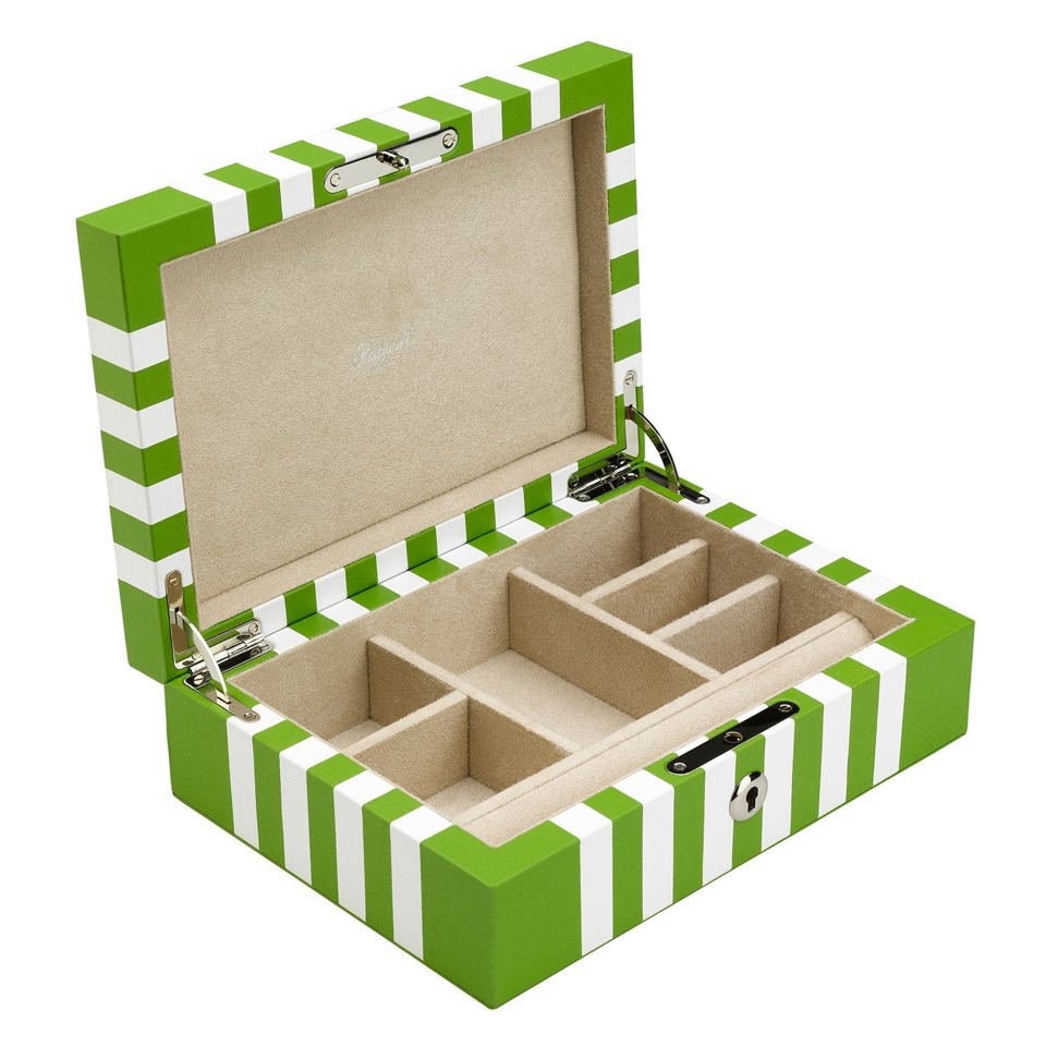 Maze Jewellery Box - Green/White