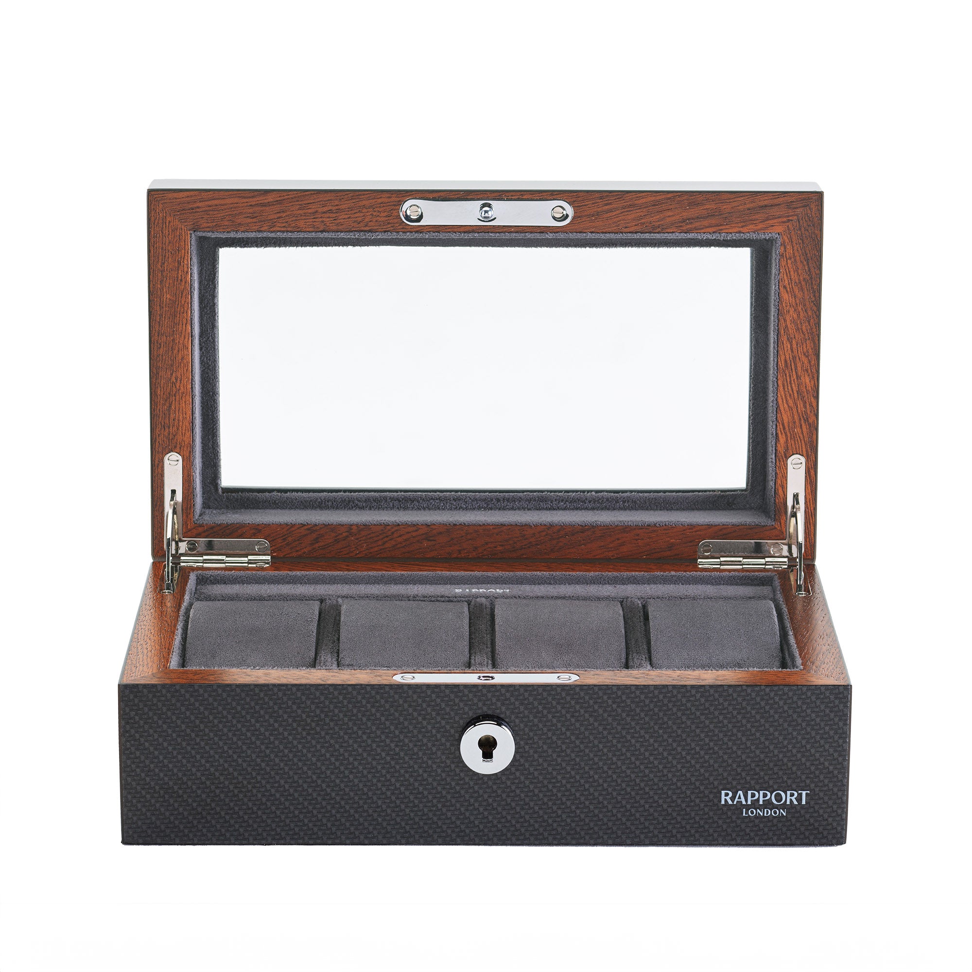 Optic Four Watch Box - Carbon Fibre