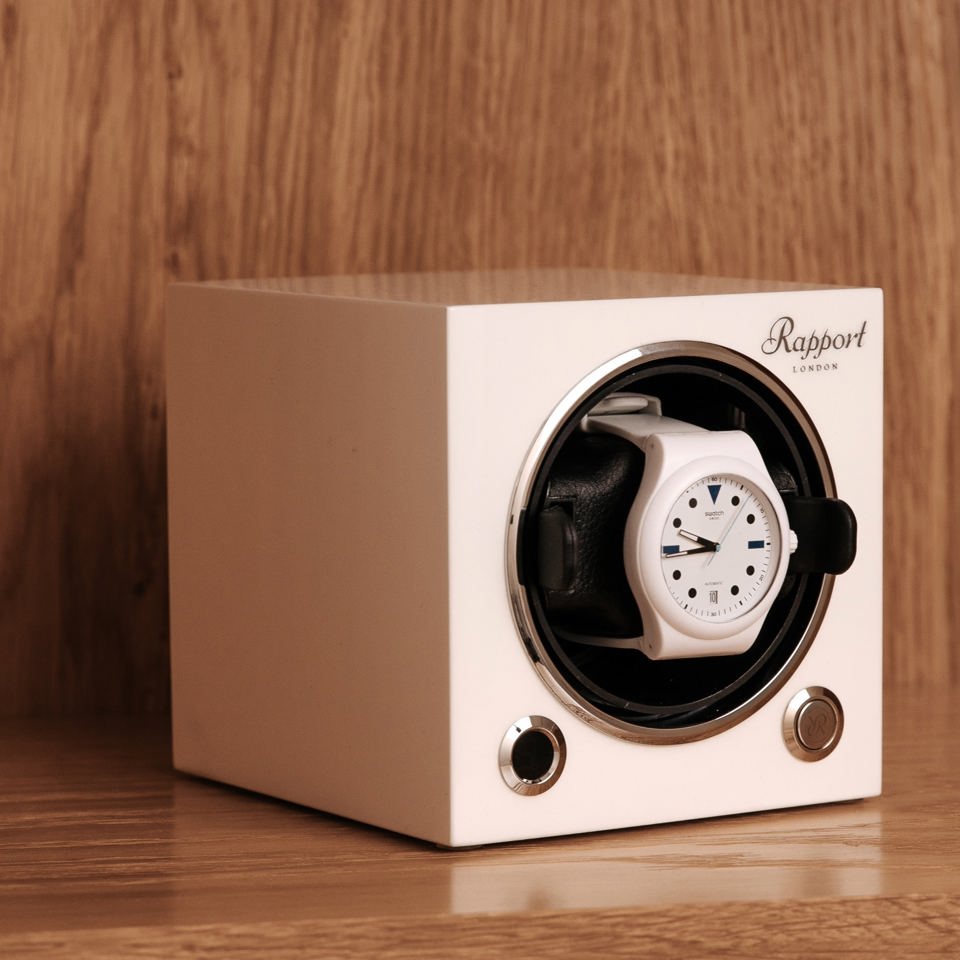 Evo Single Watch Winder - White