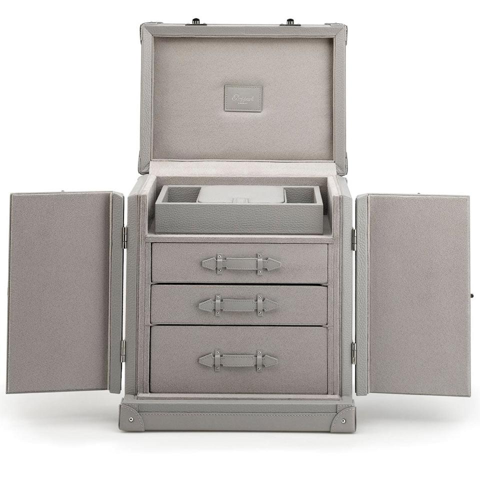 Deluxe Jewellery Trunk - Grey