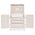 Deluxe Jewellery and Accessory Trunk White