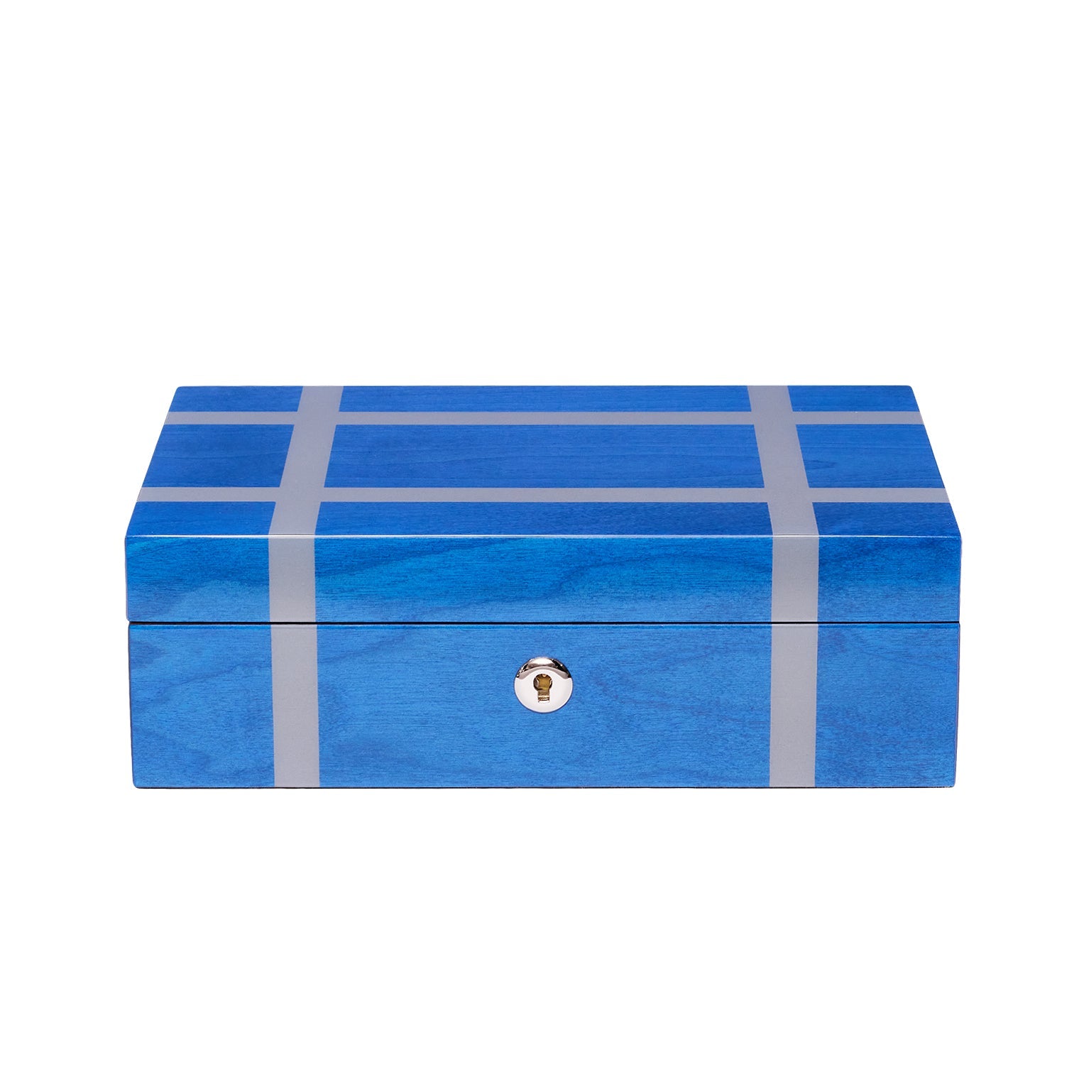 Carnaby Mens Accessory and Jewellery Box in Blue