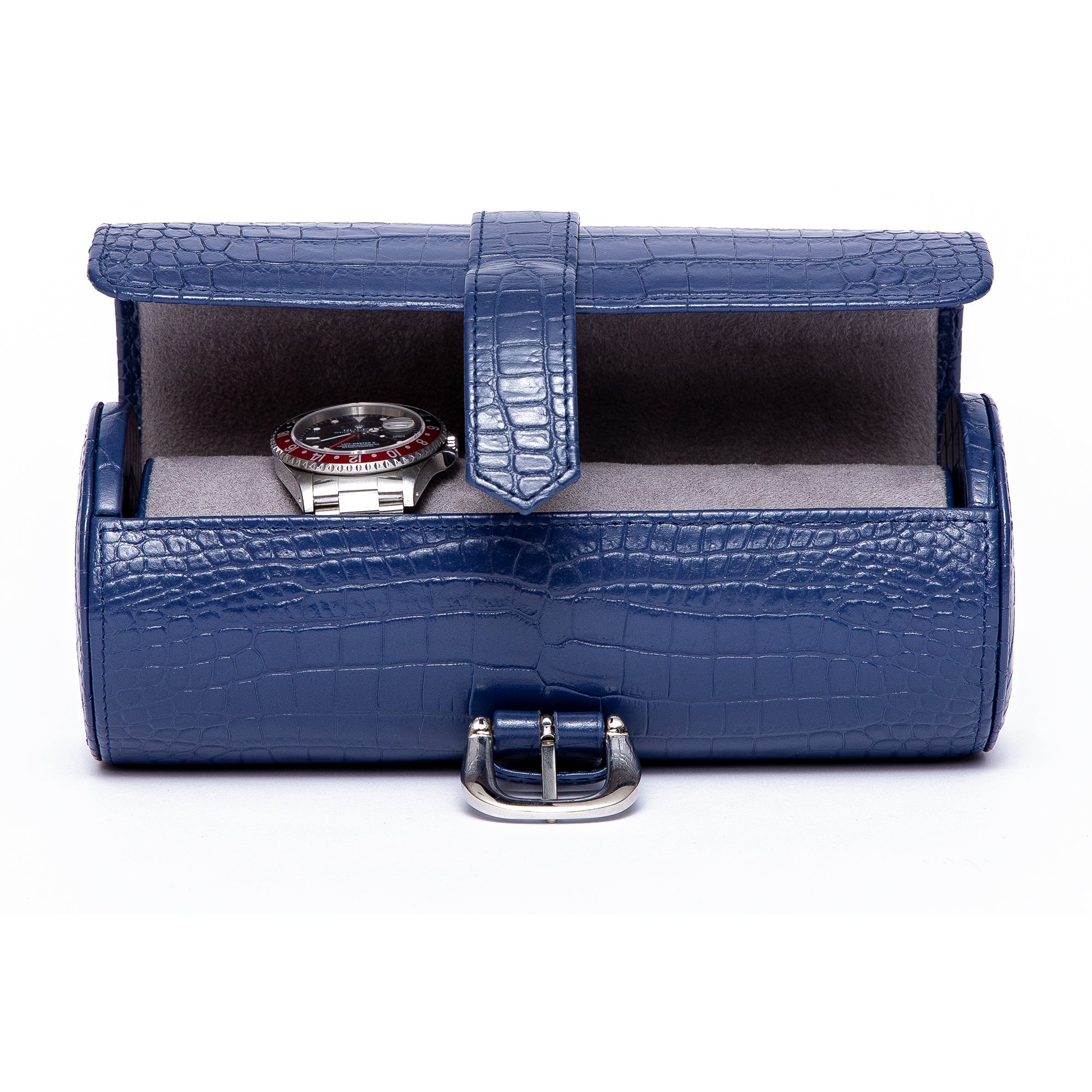 Brompton Three Watch Roll - Blue