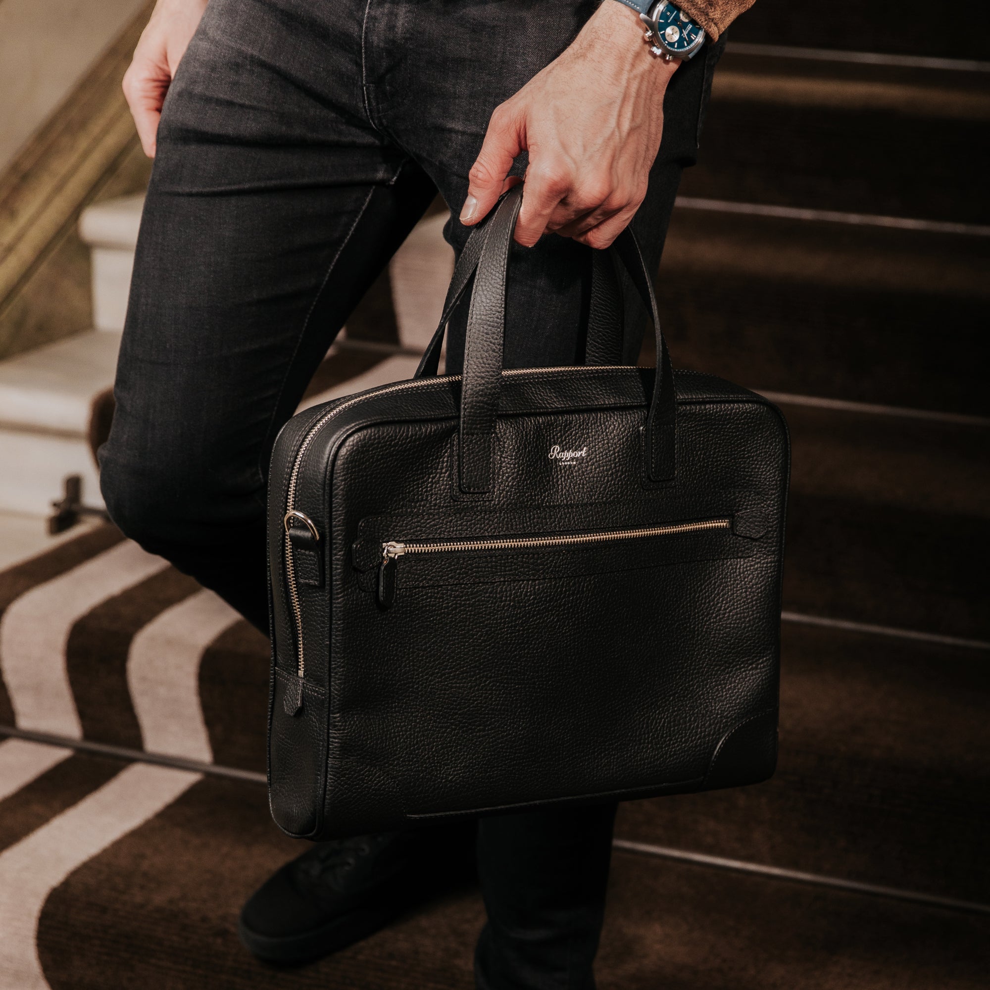 Berkeley Laptop Briefcase - Black