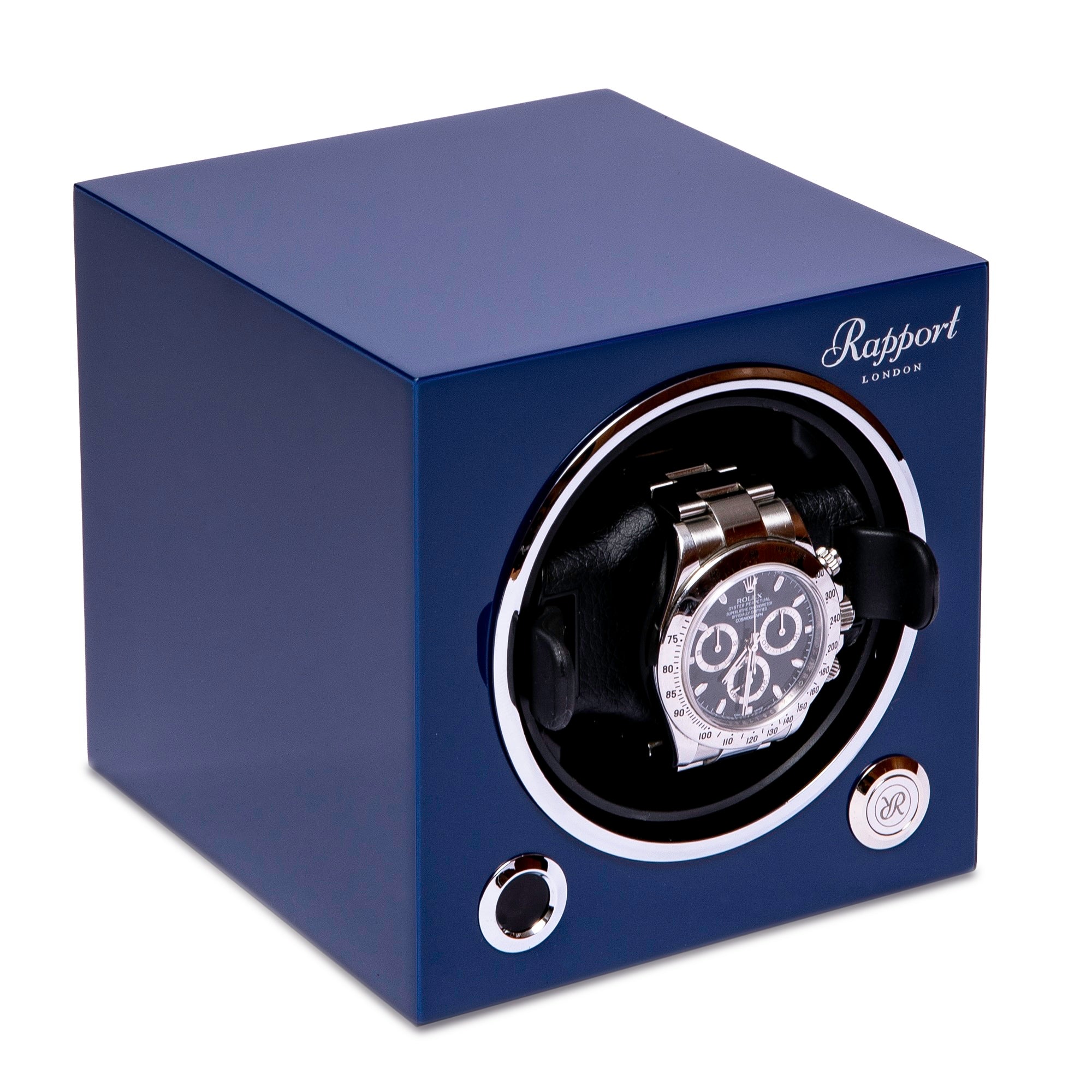 Sample Evo Single Watch Winder - Admiral Blue