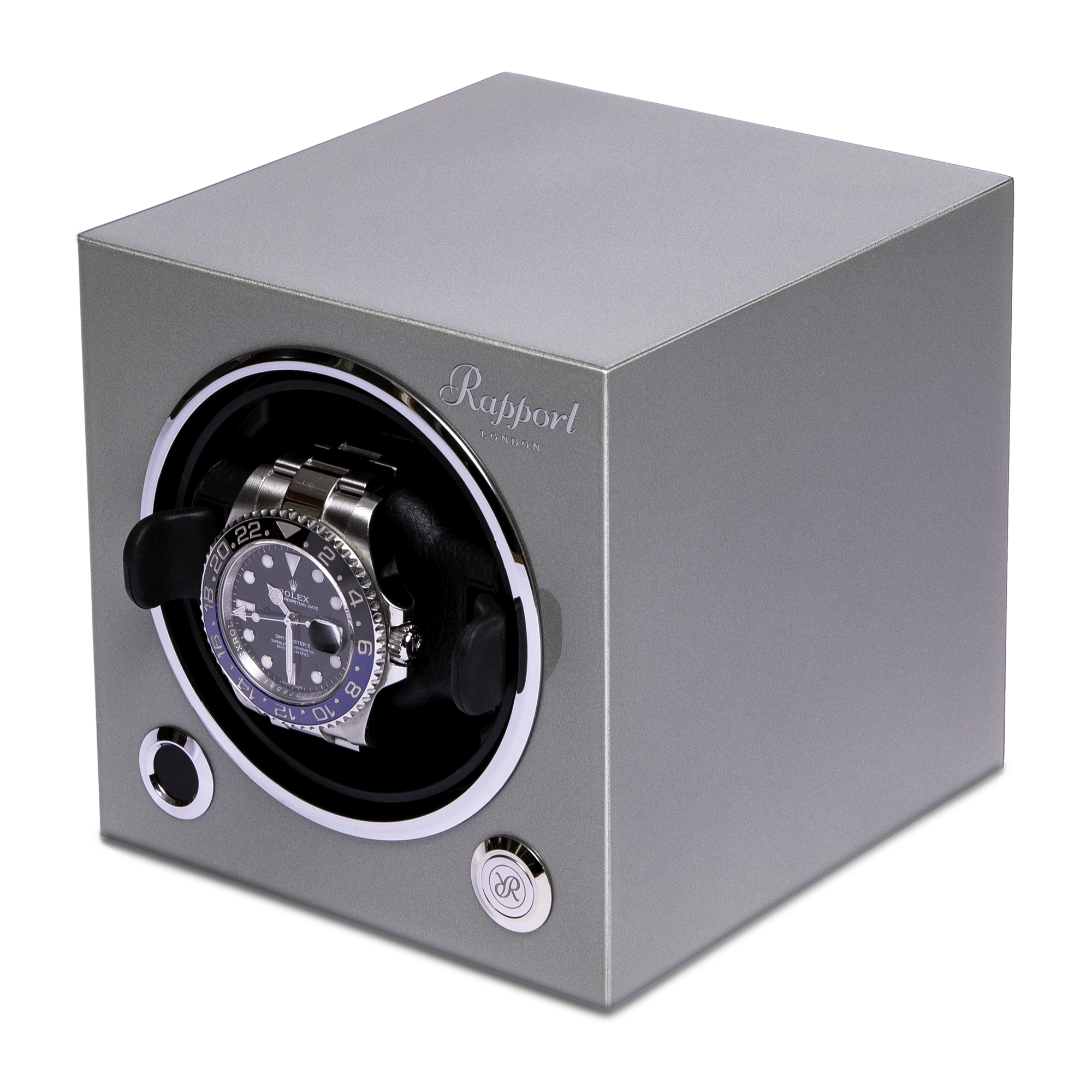 Evo Single Watch Winder - Platinum Silver