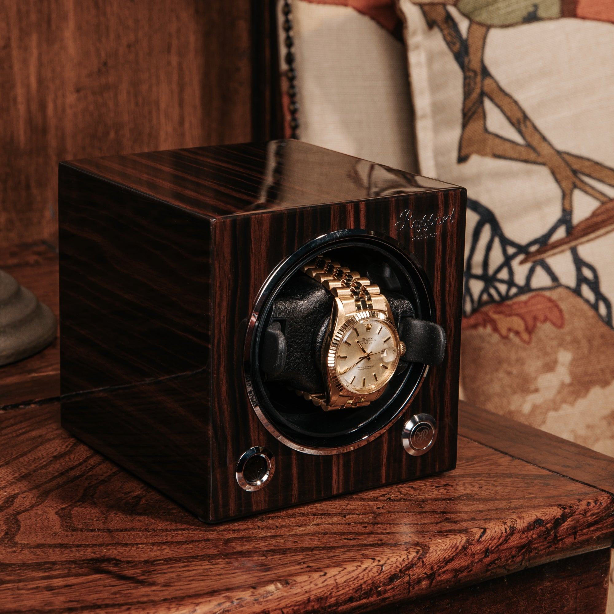 Evo Single Watch Winder -  Macassar