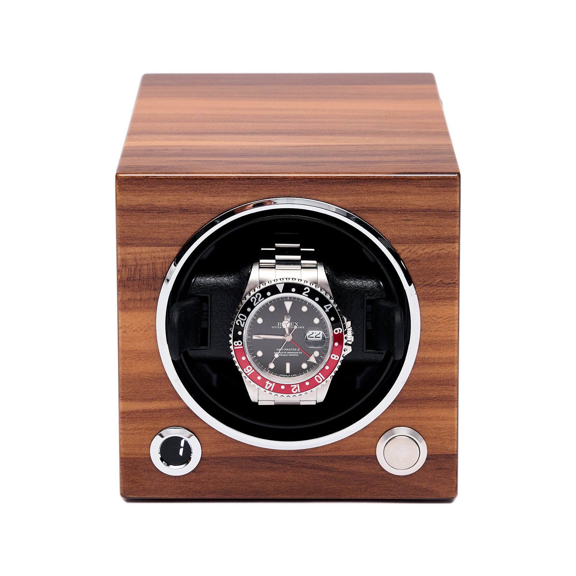 Evo Single Watch Winder -  Walnut