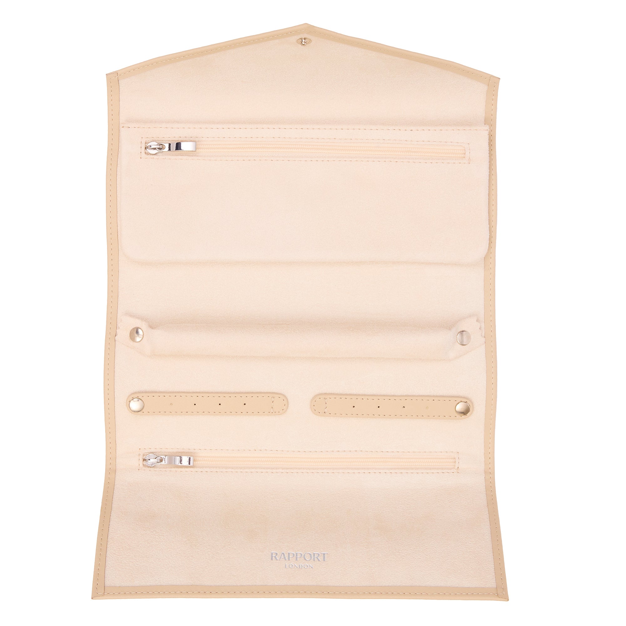 Victoria Jewellery Roll - Beige