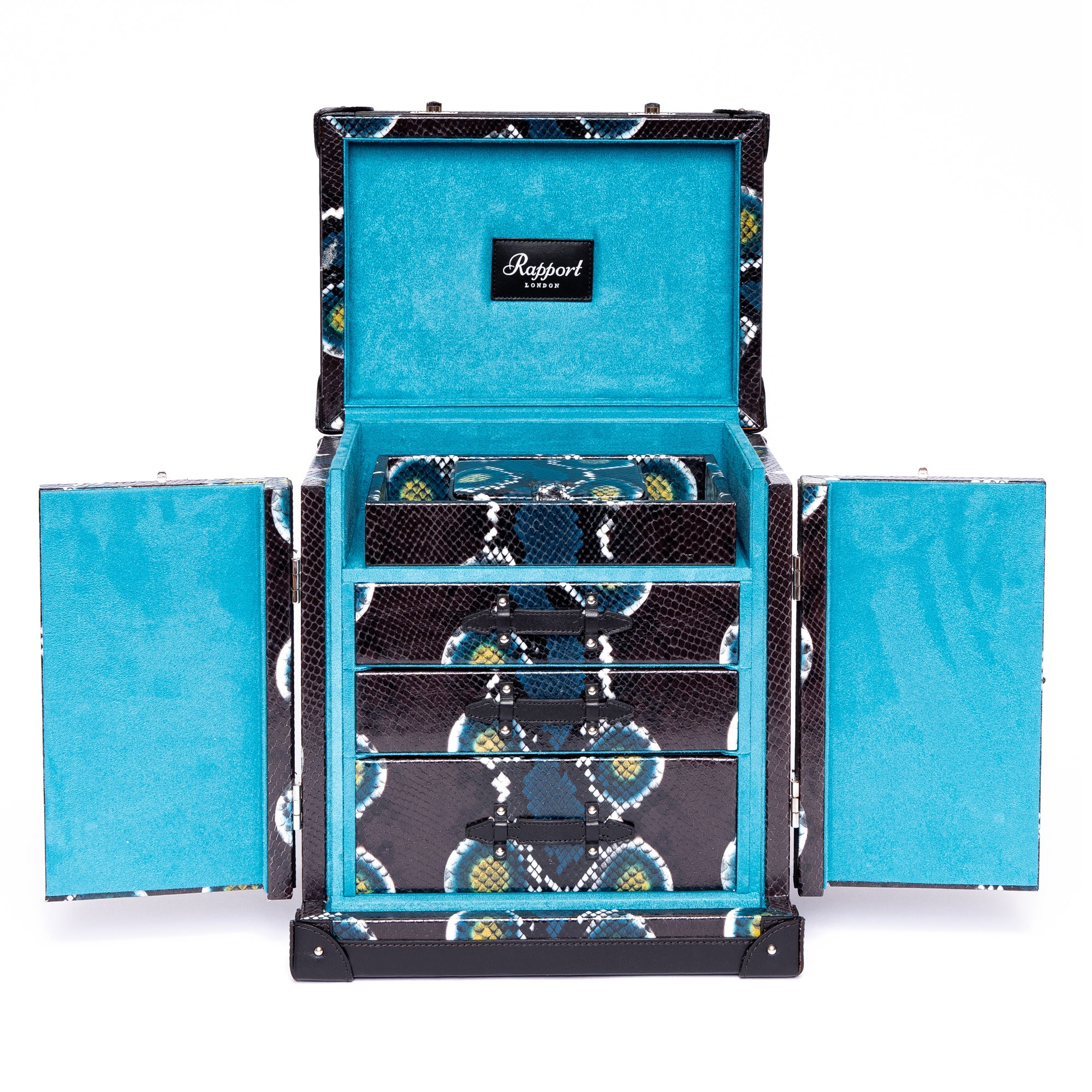 Amour Deluxe Jewellery Trunk - Blue