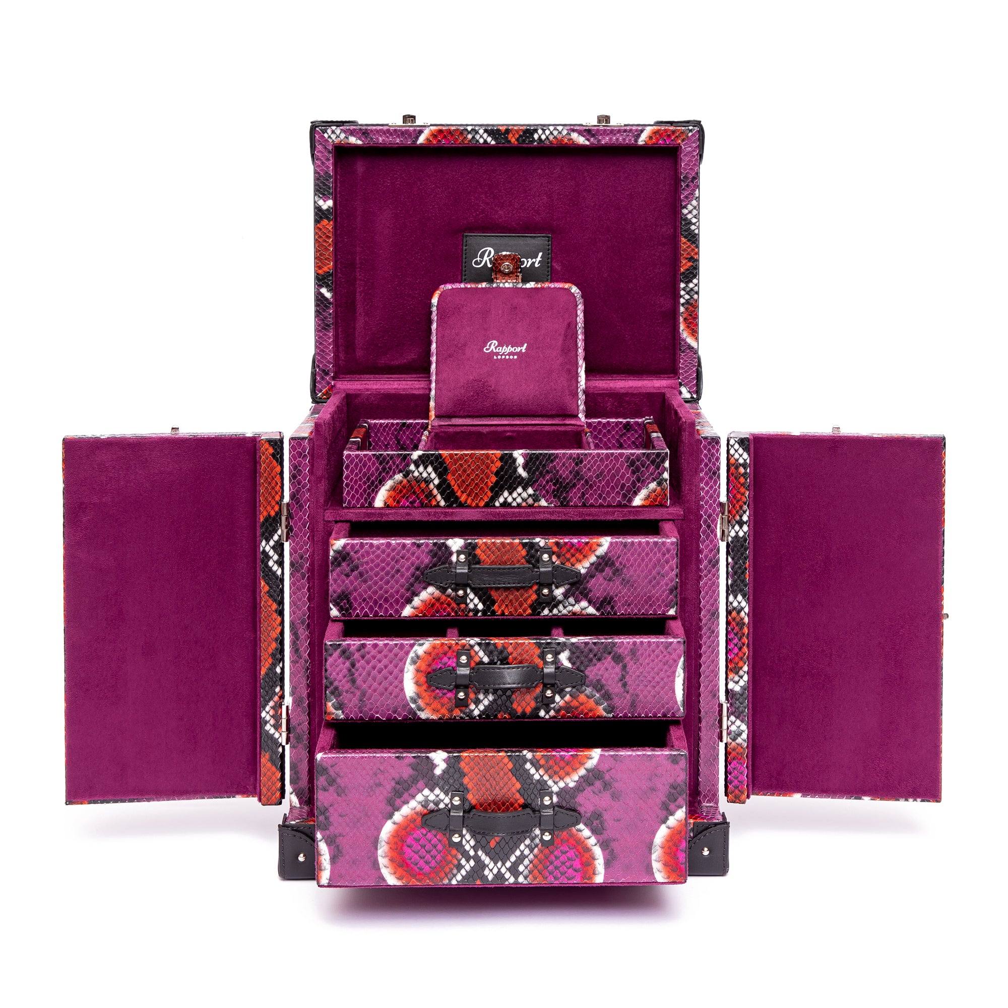 Amour Deluxe Jewellery Trunk - Pink