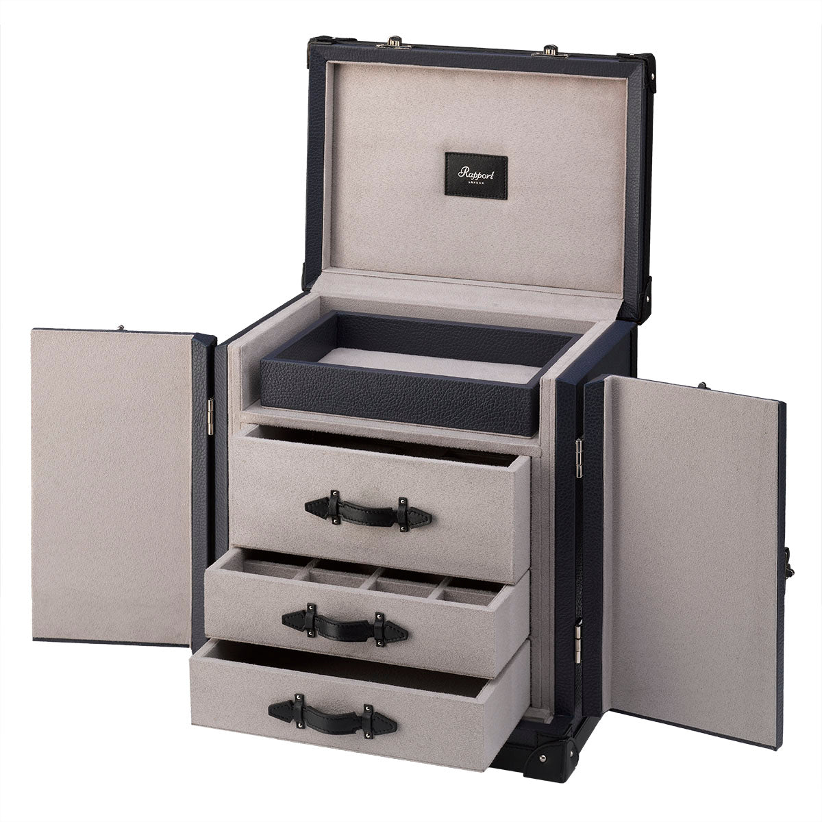 Deluxe Jewellery Trunk - Navy