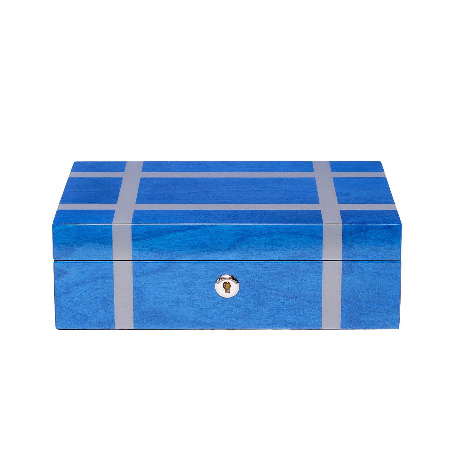 Carnaby Watch and Jewellery Box - Blue