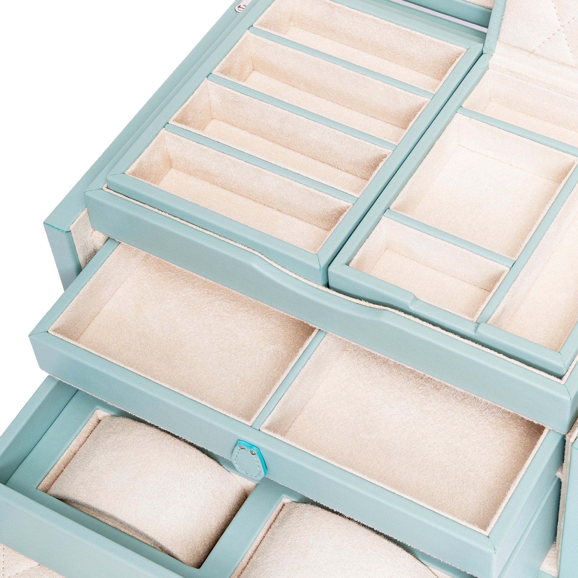 Aura Large Jewellery Box - Turquoise