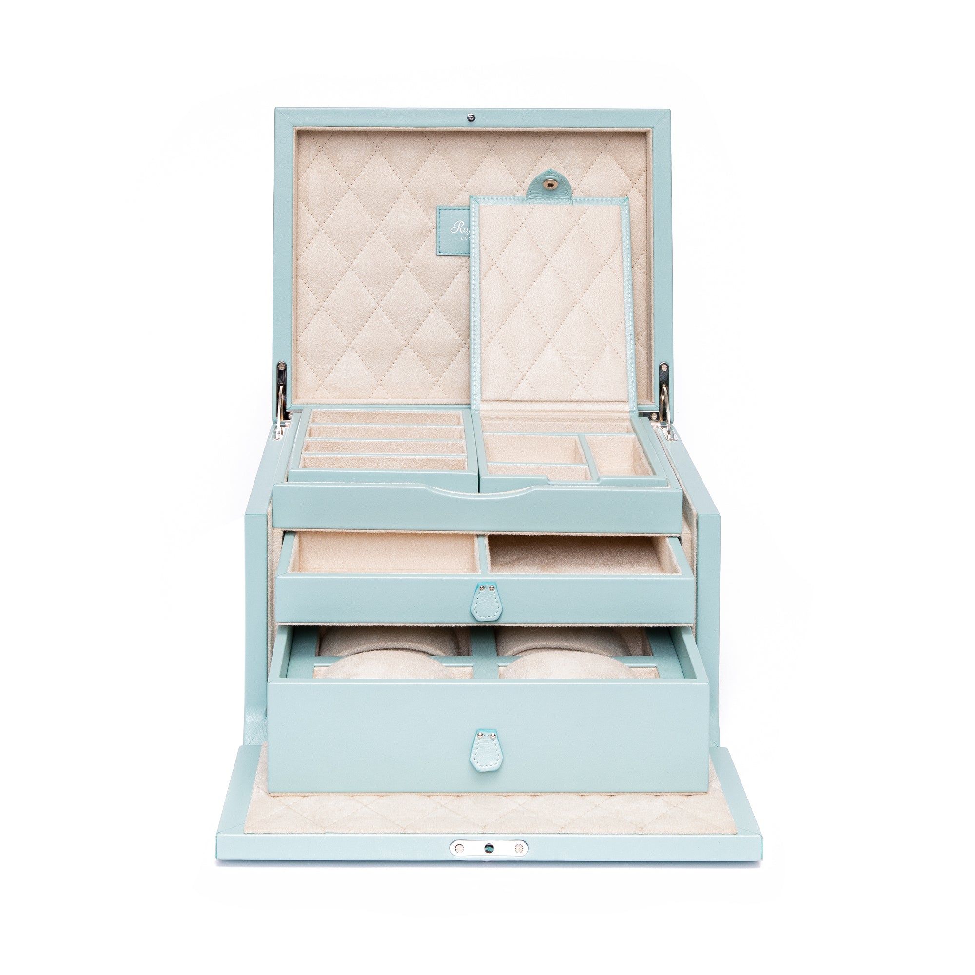 Aura Large Jewellery Box - Turquoise