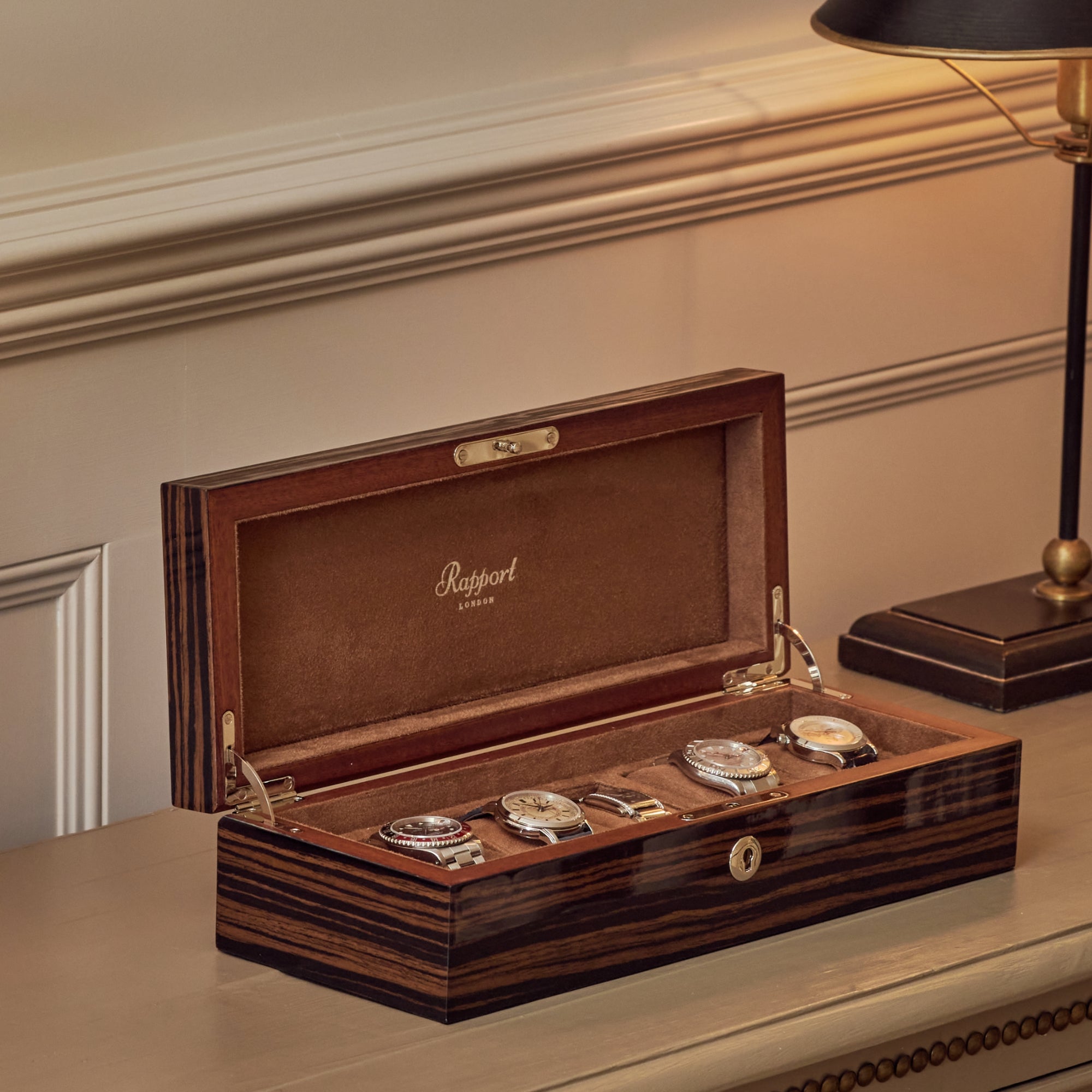 Heritage Five Watch box - Macassar