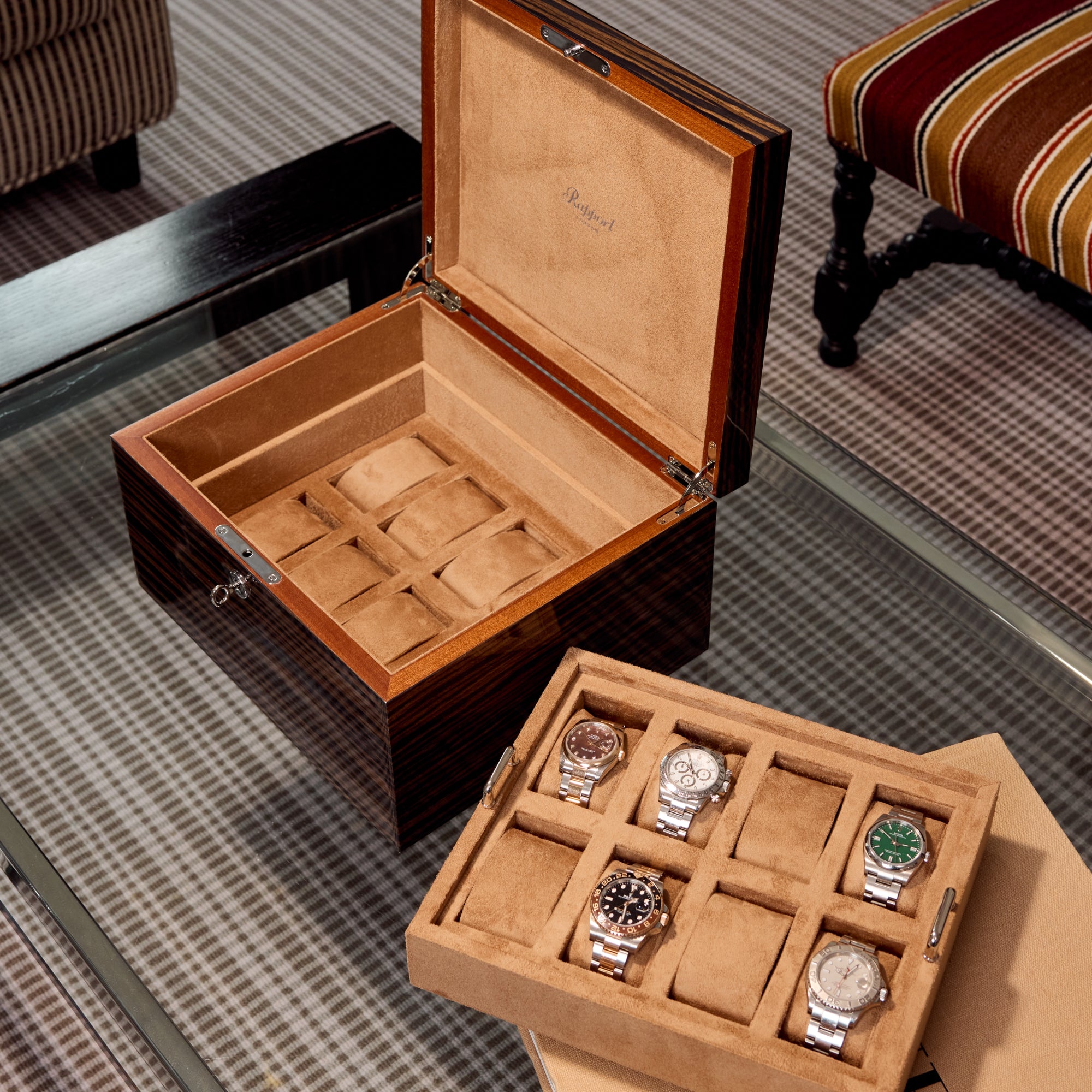 Heritage Sixteen Watch Box - Macassar