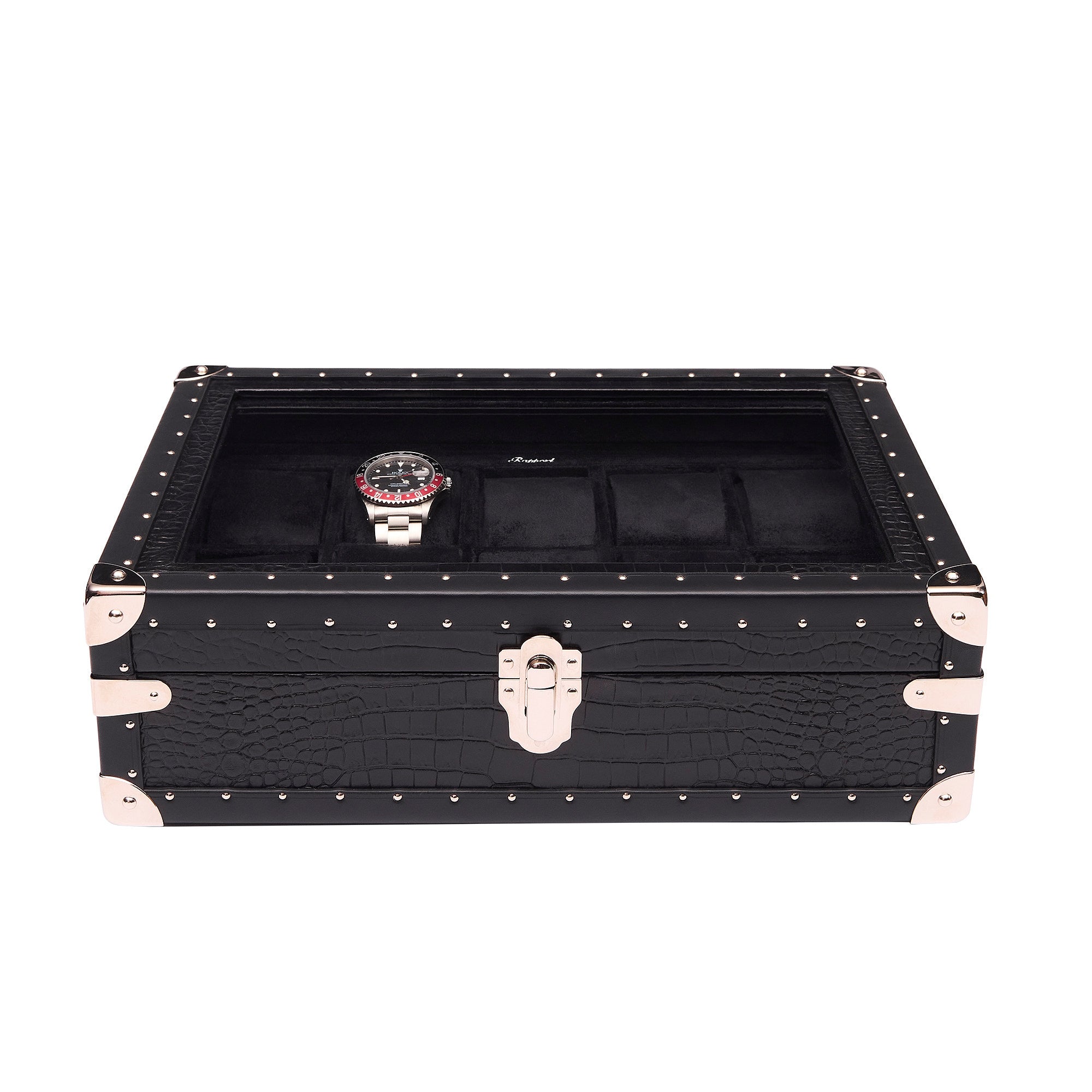 Brompton Optic Watch Box - Black