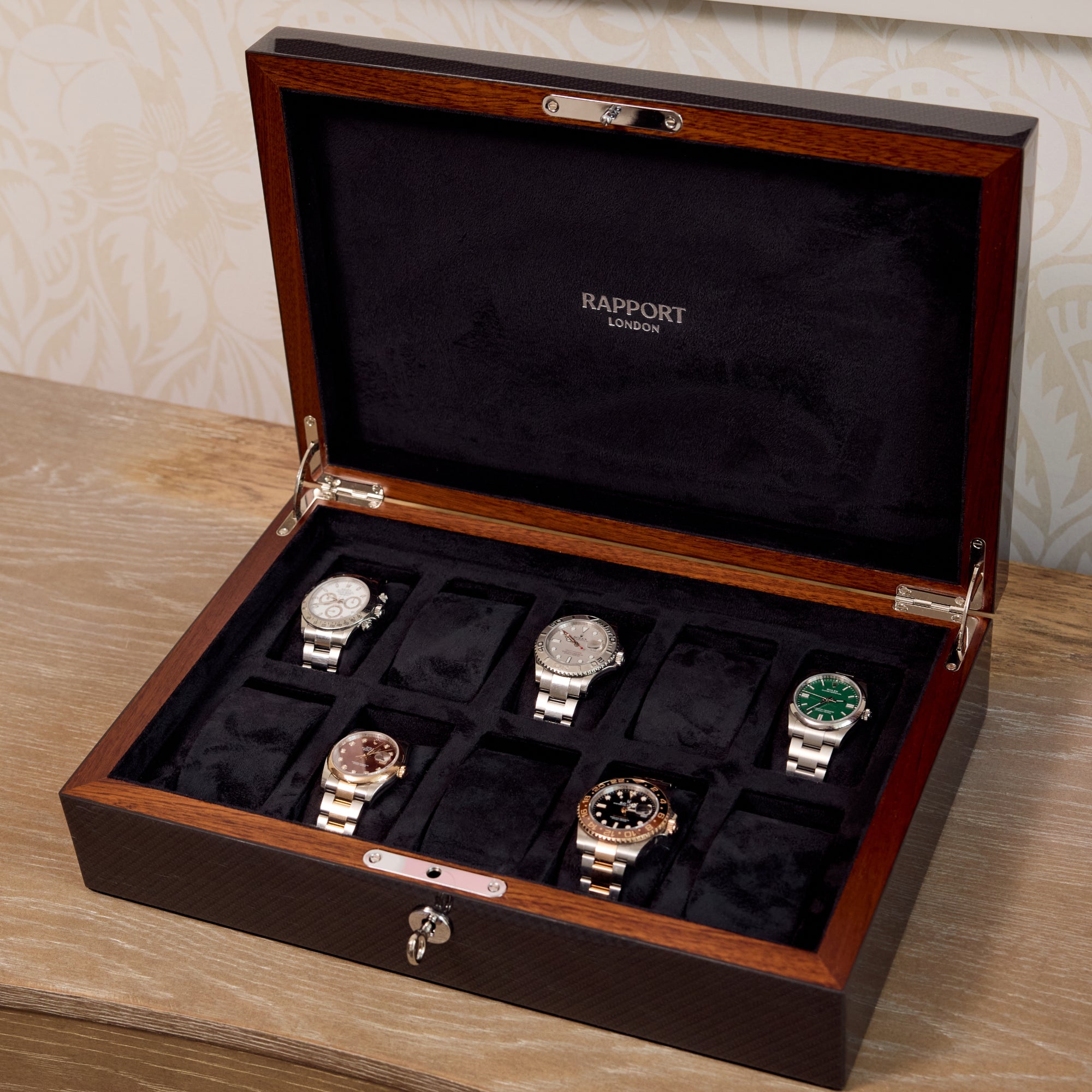 Carbon Fibre Ten Watch Box