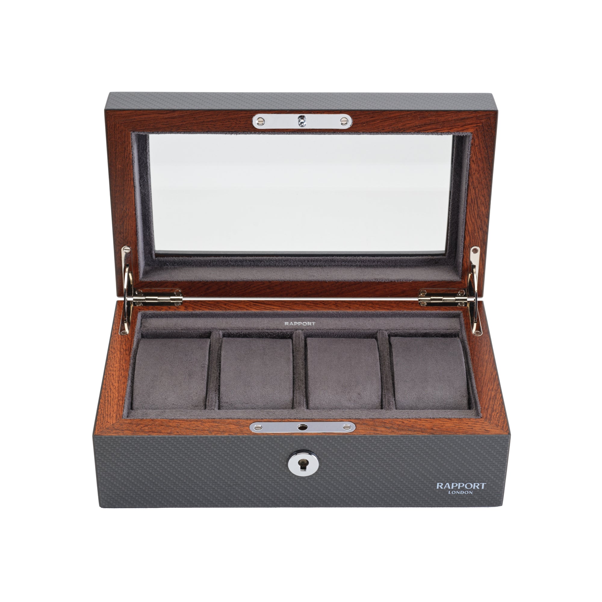 Optic Four Watch Box - Carbon Fibre