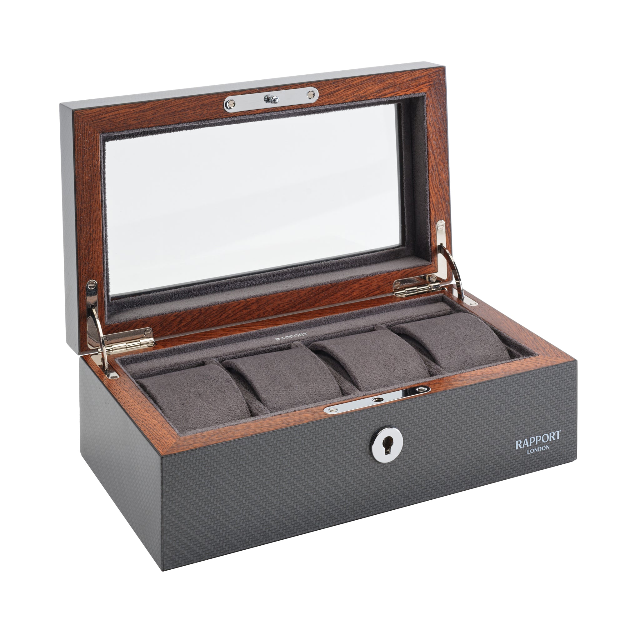 Optic Four Watch Box - Carbon Fibre